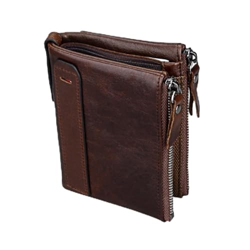 GAROZATION Geldbörse Für Männer Reißverschluss Geldbörse Kurz Stil Multifunktionale Innenfach Münzfach Fach Fotohalter Halter von GAROZATION