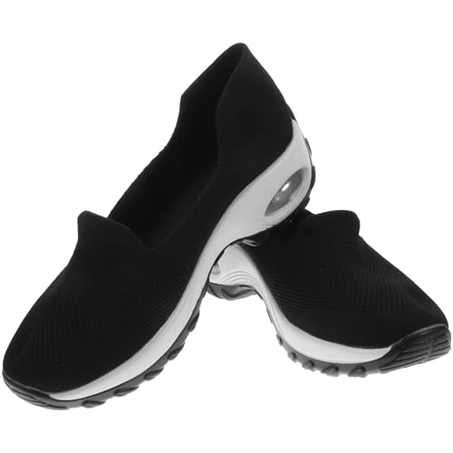 GAROZATION Leichte Atmungsaktive Damen Freizeitschuhe mit Anti rutsch Sohle Ganzjährig Tragbar Komfortabel und Hautfreundlich für Indoor und Outdoor Freizeitaktivitäten von GAROZATION