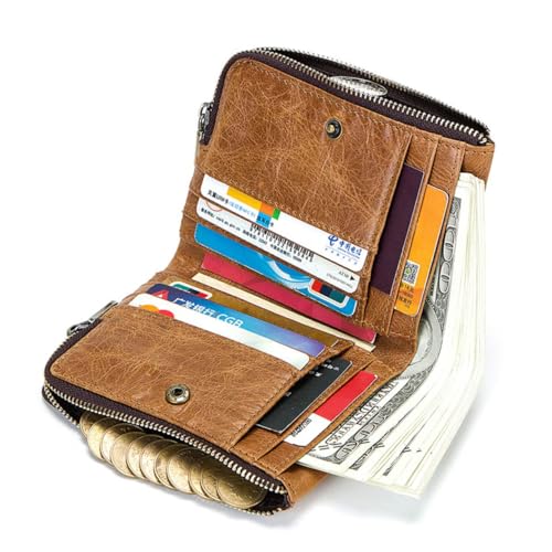 GAROZATION Men Khaki -sicheres Portemonnaie Multifunktionale Geldbörse Dünnes Design Für Kreditkarten Münzen Und Perfektes Für Besondere Anlässe von GAROZATION