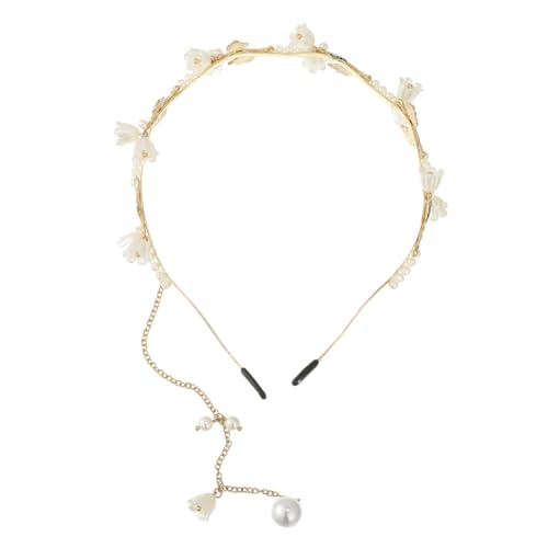 GAROZATION Hochwertiger Haarschmuck Für Damen Elegantes Stirnband Mit Perlen Und Blüten Leicht Und Bequem Für Hochzeiten Festivals Und Besondere Anlässe Perfektes Accessoire Für GAROZATION Hochwertiger Haarschmuck Für Damen Elegantes Stirnband Mit Perlen Und Blüten Leicht Und Bequem Für Hochzeiten Festivals Und Besondere Anlässe Perfektes Accessoire Für von GAROZATION