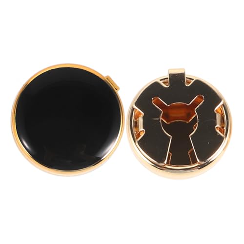 GAROZATION Manschettenknöpfe aus Kupfer Edle Knopfabdeckungen für Hemdsärmel Langlebige Button Wraps Stilvolle Kleidung Accessoires für Herren und Damen Raffinierte Veredelung für Formelle von GAROZATION