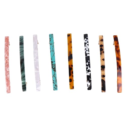 GAROZATION 8stücke Acetat Haarspangen Mit Pferdeschwanz Clip Und Seitenclip Als Haarschmuck Für Damen Leicht Und Langlebig Für Täglichen Gebrauch von GAROZATION
