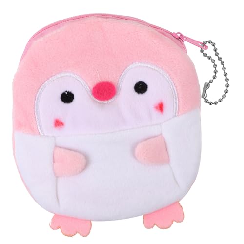 GAROZATION Plüsch-Pinguin Geldbörse Für Erwachsene Süße Und Tragbare Münztasche Aus Hochwertigem Material Für Reisen Und Alltag von GAROZATION