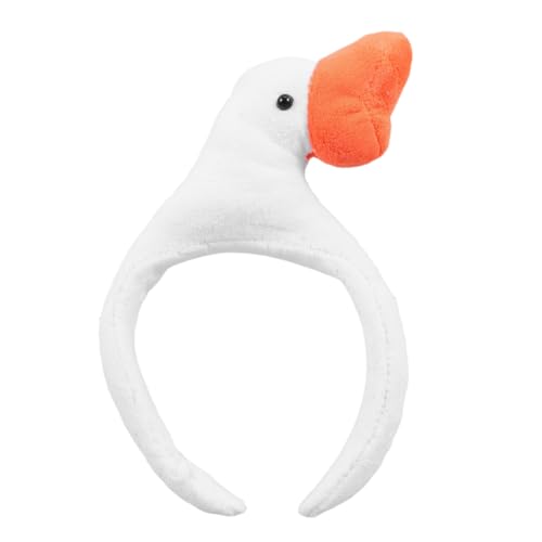 GAROZATION Niedliches Enten-haarband Für Frauen Und Mädchen Weiches Cartoon-dekorations-haarband Für Partys Gesichtsreinigung Und Festivals Lustiger Kopfschmuck Für Jeden Anlass von GAROZATION