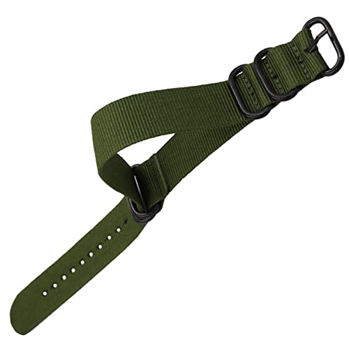 GAROZATION Grünes Nylon-ersatzband 22 Mm Canvas-armband Für Männer Und Frauen Bequeme Passform GAROZATION Grünes Nylon-ersatzband 22 Mm Canvas-armband Für Männer Und Frauen Bequeme Passform von GAROZATION