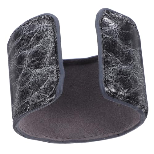 GAROZATION Pu-armband Für Damen Breiter Armreifen Aus Kunstleder Mit Offenem Design Statement-armband Für Alltag Partys Und Büro Dekoratives Damenarmband Retro-stil Komfortabel Und Einfach von GAROZATION