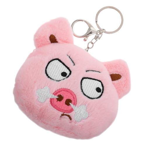 GAROZATION Plüsch Schwein Münzgeldbörse Kleine Portemonnaie Weicher Coin Wallet Für Mädchen Kompakt Tragbar Für Münzen Lippenstift Und Kleine Gegenstände von GAROZATION