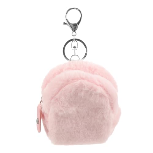 GAROZATION Cute Plush Bag Für Mädchen Tragbare Mini Plüsch Geldbörse Mit Schlüsselring Für Münzen Kopfhörer Und Kleine Utensilien Trendigem Design von GAROZATION