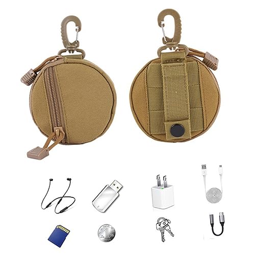 GAROZATION Praktische Schlüsseltasche Für Outdoor Wasserdichtes Schlüssel Und ünzfach Kompakte Schlüsselaufbewahrung Tragbare Schlüsseltasche Aus von GAROZATION