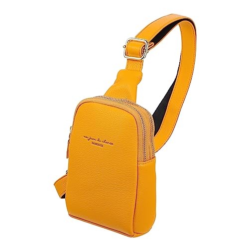 GAROZATION Pu Damen Outdoor Bauchtasche Multifunktionale Schultertasche Für Reisen Shopping Und Alltag Verstellbarer Hochwertiges Pu- Praktische Doppel-Design-Taschen von GAROZATION