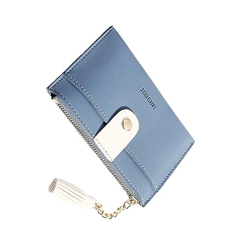 GAROZATION Kurzes Portemonnaie Mit Reißverschlusstasche Minitasche Aus Strapazierfähigem Material Tragbare Geldbörse Kleiner Halter Für Visitenkarten Bargeld Und Kleine Gegenstände von GAROZATION