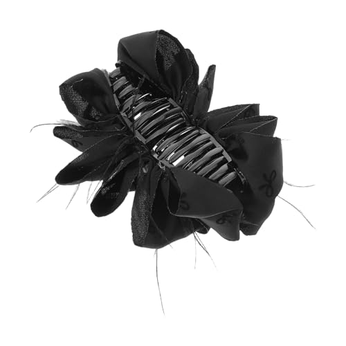 GAROZATION Plumage Bow Haarspangen Für Dickes Haar Große Haarklammern Mit Eleganter Schleifen-design Für Festliche Anlässe Hochzeiten Und Partys Vielseitiges Haaraccessoire von GAROZATION