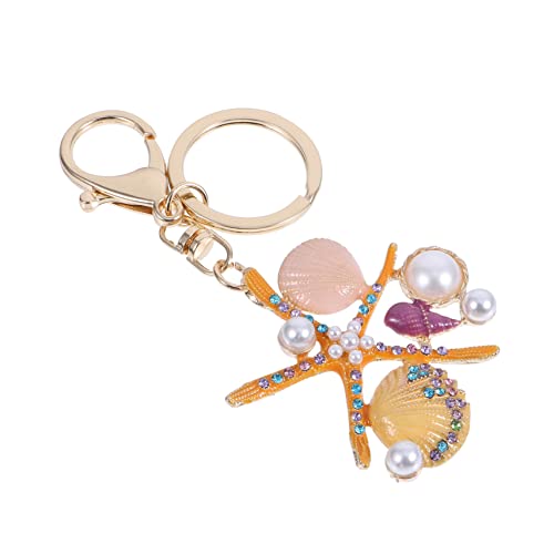 GAROZATION Material Chic Schlüsselanhänger Sea Star Shell Schlüsselhalter von GAROZATION