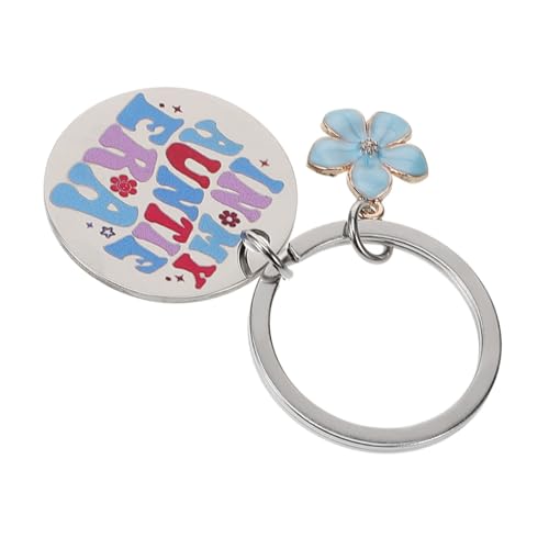 GAROZATION Schlüsselanhänger Schlüsselanhänger Taschenanhänger Edelstahl Schlüsselanhänger für Tante Thanksgiving Day Schlüsselanhänger von GAROZATION