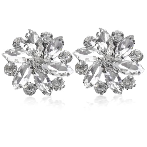 GAROZATION 2 Stück Glitzernde Schuhclips Mit Kristallblumen-charme Schnalle Für Damen Dekoration Für Hochzeiten Und Veranstaltungen GAROZATION 2 Stück Glitzernde Schuhclips Mit Kristallblumen-charme Schnalle Für Damen Dekoration Für Hochzeiten Und Veranstaltungen von GAROZATION