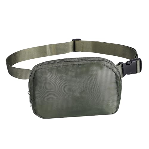 GAROZATION Sling Bag Bauchtasche wasserdichte Gürteltasche Mit Verstellbarem Tragegurt Für Sport Und Reisen Schultertasche Militärgrün von GAROZATION
