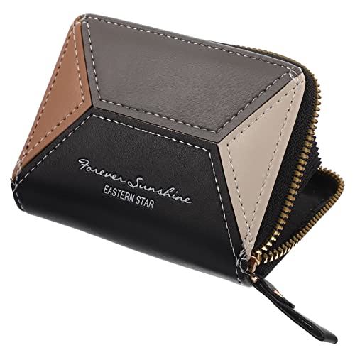 GAROZATION Stylischer Kartenorganizer Mit Reißverschluss Frauen Kartenetui Für Kreditkarten ID Und Spielkarten Kompakte Tragbare Kartenhülle von GAROZATION