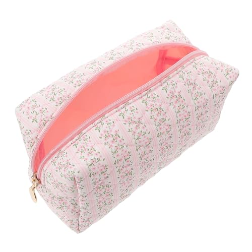 GAROZATION Make-up-Organizer-Tasche Mit Blumenmuster Großes Fassungsvermögen Hautpflegetasche Für Reisen Und Den Täglichen Gebrauch von GAROZATION