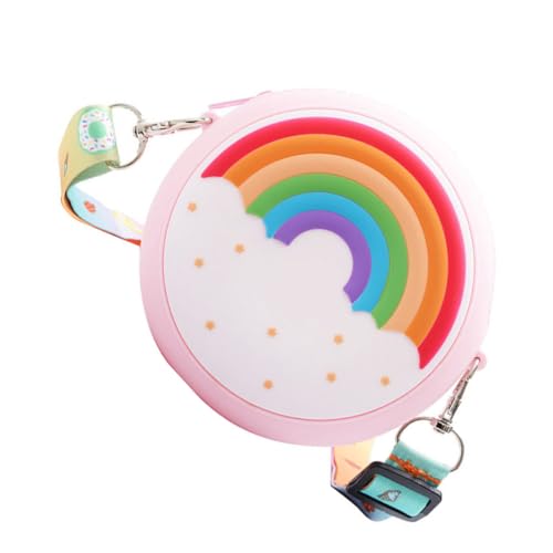 GAROZATION Titel Umhängetasche Aus Regenbogenfarbene Mini Schultertasche Für Mädchen Stylisches Crossbody Portemonnaie Für Alltag von GAROZATION