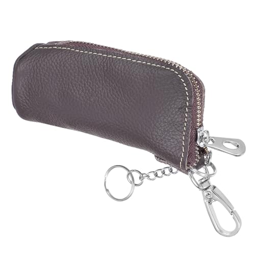 GAROZATION Mini-geldbörse Aus Pu-Leder für Herren Autoschlüsseltasche Armbandtasche Metall-reißverschluss von GAROZATION