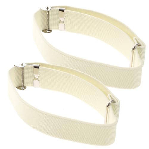 GAROZATION Unisex Elastisches Armband aus Polyester Silk mit Einfachem Design Dehnbar und Modischer Ärmelhalter für Damen und Herren Vielseitig Kombinierbar als Ärmelring für Hemden von GAROZATION
