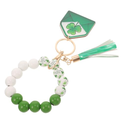 GAROZATION Urlaub Ornamente Schlüsselringe Schlüsselbänder einziehbarer Schlüsselanhänger Schlüsselband jahrestage Jahrestag Damenarmband Geburtstagsgeschenk für Frauen hölzern von GAROZATION