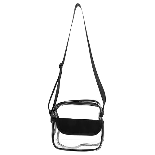 GAROZATION Transparente Pvc-umhängetasche Für Damen Reise-einkaufstasche Durchsichtige Tasche Als Schultertasche Oder Geldbörse Wasserabweisend Leicht Zu Reinigen Strandtasche Für Frauen von GAROZATION