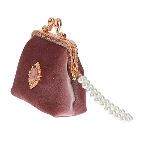 GAROZATION Münzbeutel Für Damen Kleine Tragbare Geldbörse Hübsche Münztasche Im Vintage-Stil Geeignet Für Münzen Kleingeld Und Schlüssel Leicht Zu Tragen von GAROZATION
