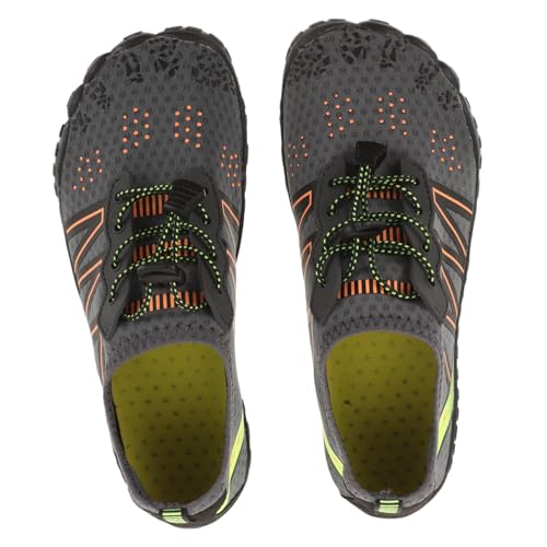 GAROZATION Wasserschuhe Herren Damen Barfußschuhe mit Schnelltrocknendem Drainagesystem Atmungsaktiv Strapazierfähig für Strand Schwimmen Outdoor Aktivitäten von GAROZATION