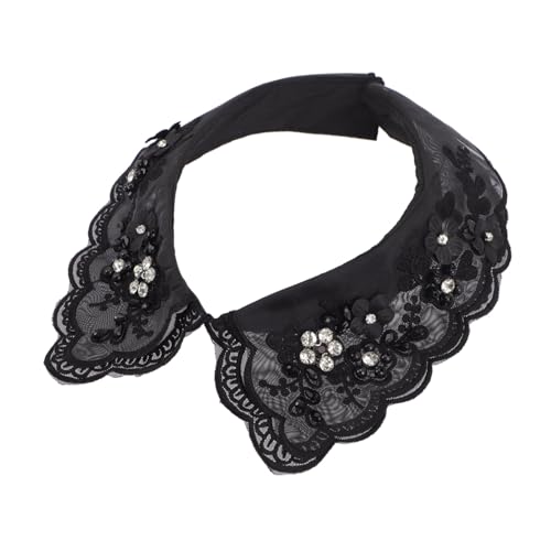 GAROZATION Retro Fake Kragen Für Damen Bestickter Falscher Kragen Abnehmbarer Faux Collar Für Bluse Für Hemden Pullover Und Westen von GAROZATION