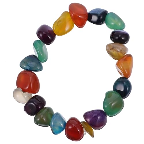 GAROZATION Edelstein-handseil-armband Mit Kristallachat Armreif Modeschmuck Für Frauen Zum Jahrestag Geburtstag Weihnachten von GAROZATION