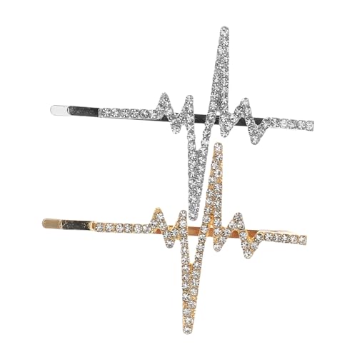 GAROZATION Rhinestone Bobby Pin Haarspangen Mit Klaren Kristallen Für Damen Und Hochzeiten Funkelnde Haarschmuck-accessoires Für von GAROZATION