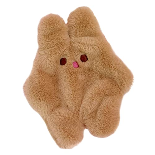 GAROZATION Süße Plüsch Geldbörse Geldbörse Für Frauen Münzen Tasche Wechselgeldbörse Cartoon-Halter Mit Reißverschluss Geldbeutel Für Frauen Und Mädchen von GAROZATION