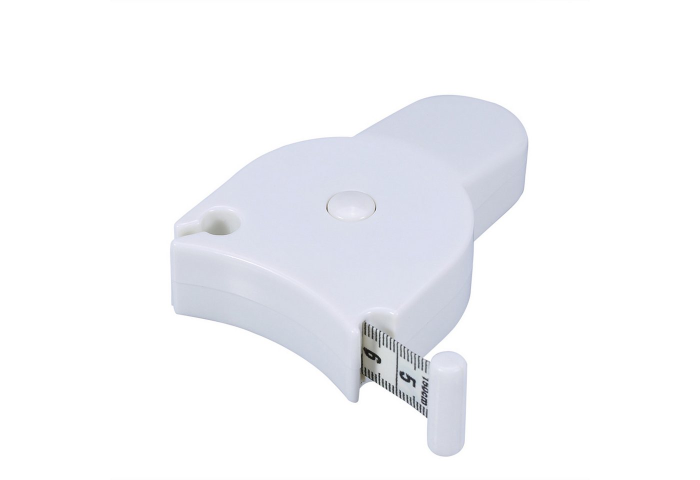 GARRYFIZH Körpermaßband Brust- und Taillenumfangsmessung, Körperfettmaßband, Y-förmiges Lineal, Tragbar, klein und einziehbar von GARRYFIZH