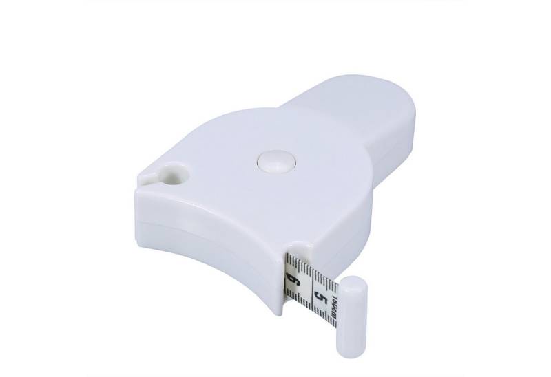 GARRYFIZH Körpermaßband Brust- und Taillenumfangsmessung, Körperfettmaßband, Y-förmiges Lineal, Tragbar, klein und einziehbar von GARRYFIZH