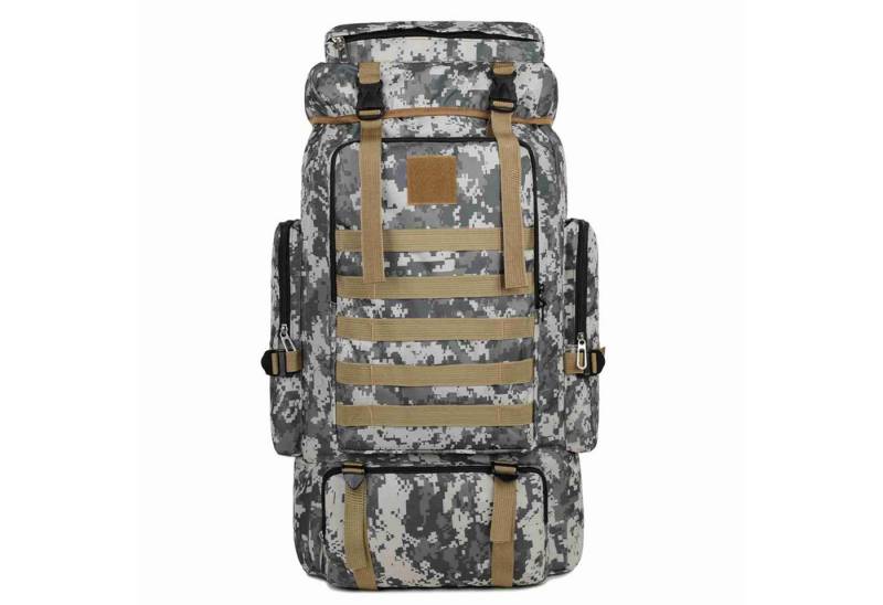 GARRYFIZH Wanderrucksack Groß Rucksack Herren Damen Trekkingrucksack Outdoor Reiserucksack, Atmungsaktiv, Große Kapazität, Verstellbar, Mehrere Taschen von GARRYFIZH