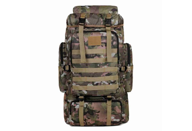 GARRYFIZH Wanderrucksack Groß Rucksack Herren Damen Trekkingrucksack Outdoor Reiserucksack, Atmungsaktiv, Große Kapazität, Verstellbar, Mehrere Taschen von GARRYFIZH