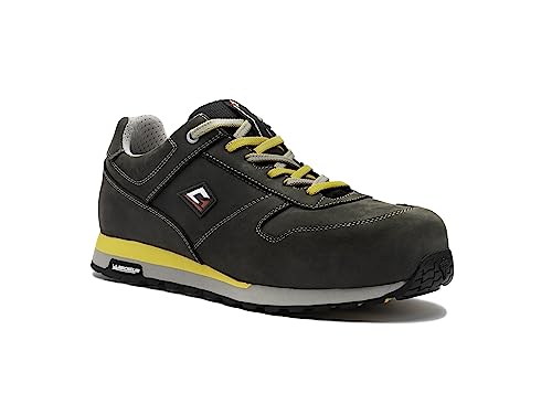 GARSPORT Herren Monza Low 3 S3S Safety Shoe, ANTHRAZIT/GELB, 36 EU von Garsport