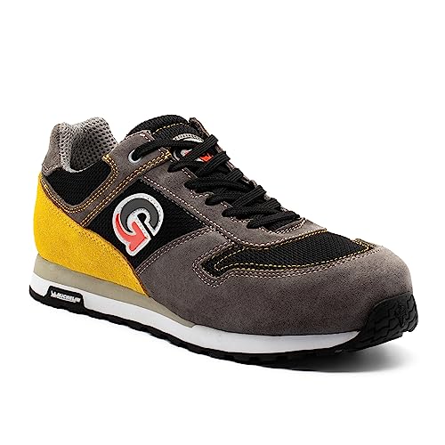 GARSPORT Herren Monza S1P Safety Shoe, GRAU/SCHWARZ/GELB, 40 EU von GARSPORT