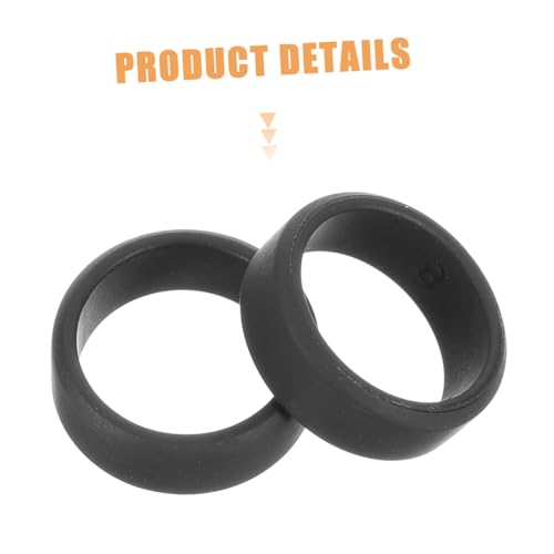 GARVALON 10 Stück Teiliges Herren Silikonringe Elastisch Komfortabel Fitnessringe Hautfreundlich Flexibel Für Sport Alltag Und Geschenk von GARVALON