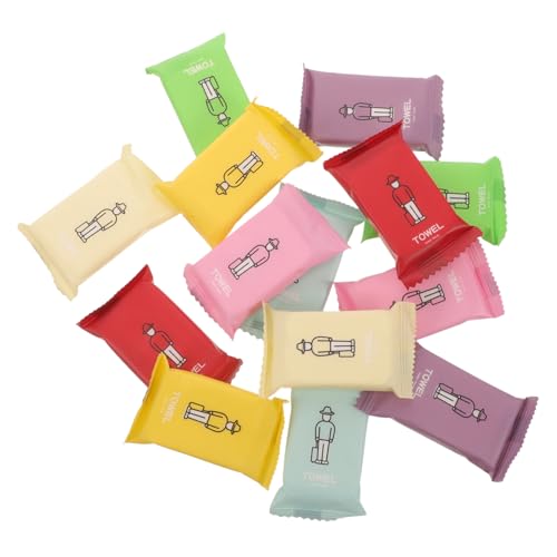 GARVALON 14stücke Komprimierte Handtücher Für Reisen Einweg-waschtuchtabletten Praktische Komprimierte Handtücher Zum Einmalgebrauch Leicht Zu Transportieren von GARVALON