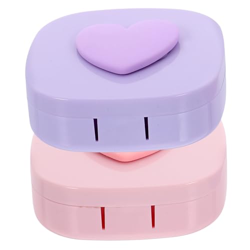 GARVALON 2sätze Kontaktlinsen Organizer Leckdicht Tragbar Multifunktional Für Reisen Und Kunststoffmaterial Für Linsen Brillen Und Augenpflegeprodukte von GARVALON