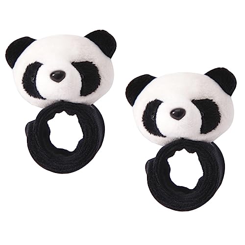 GARVALON 2 Stück Plüsch Panda Slap Armbänder für Kuschelige Dekorative Handgelenkspielzeuge für Partys und von GARVALON