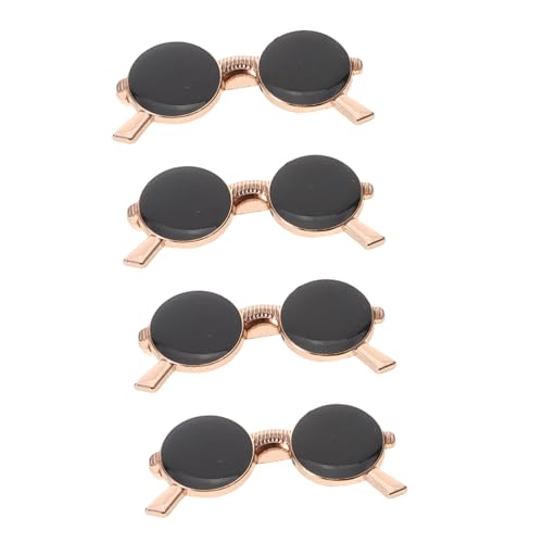GARVALON 4 Lustige Haarspangen: Metall-haarspangen in Sonnenbrillenform Zum Stylen – Dekorative, Einzigartige Krawattennadel Für Outdoor- Und Freizeit-looks von GARVALON