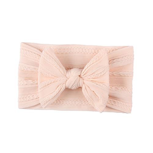 GARVALON 5er Satz Nylon Stirnband Mit Schleife Einfaches Haarband Gestrickter Kopfschmuck Für Babys Und Kleinkinder von GARVALON