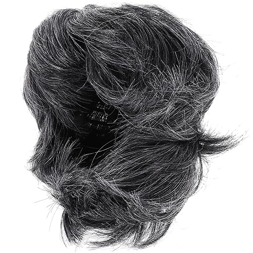 GARVALON Kurze Perücke für Männer Graue Cosplay Perücke und Dekorative für Karneval Halloween und Andere Veranstaltungen von GARVALON