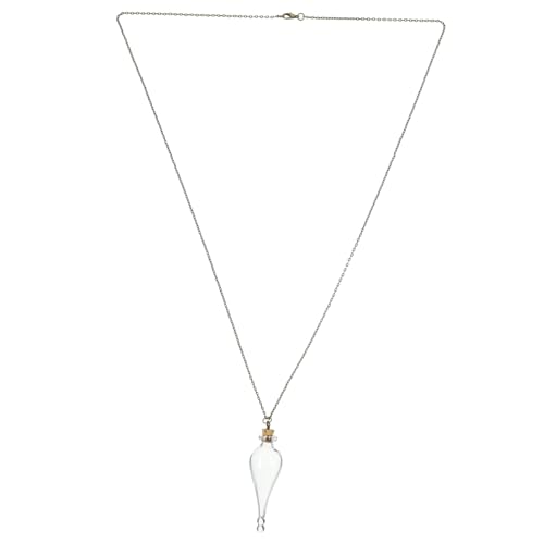 GARVALON Mini Glasflasche Halskette mit Anhänger Wunderschöne Wunschflasche für Hochzeiten Reisen und Dekoratives Aufbewahrung für Erinnerungsstücke von GARVALON