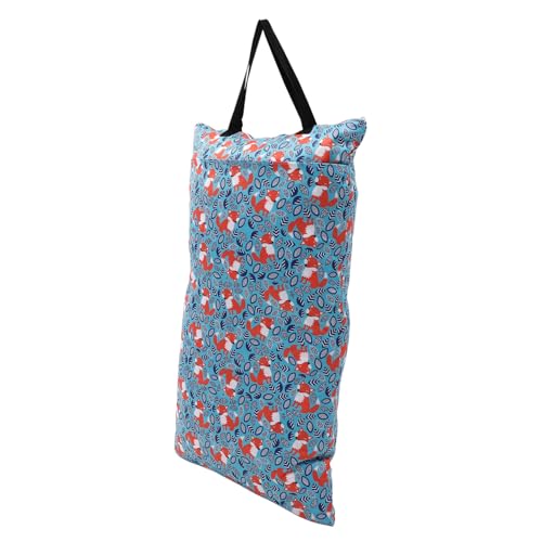 GARVALON wasserdichte Windeltasche Für Junge Mädchen Tragbarer Wiederverwendbarer Aufbewahrungsbeutel Mit Doppeltem Reißverschluss Für Nasse Und Trockene Windeln Für Reisen Camping Und von GARVALON