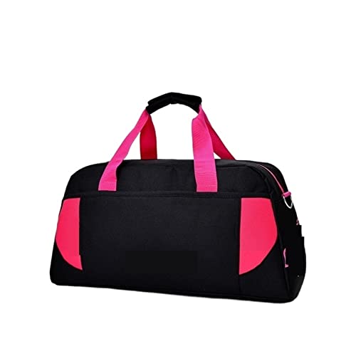 Sporttasche für Damen, professionell, Nylon, wasserdicht, Sporttasche für Damen und Herren, für das Fitnessstudio, Fitness, Training, Schulter-Handtaschen, Tasche, Yoga-Tasche, Gepäck (Farbe: Pink) von GARWAR