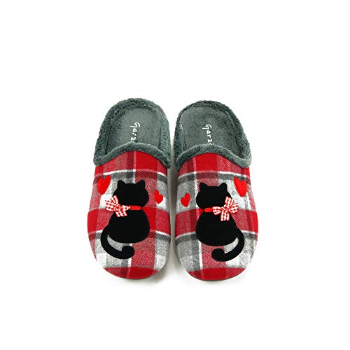 Garzón Hausschuh für Damen, rot, 38 EU Garzón Hausschuh für Damen, rot, 38 EU von GARZON